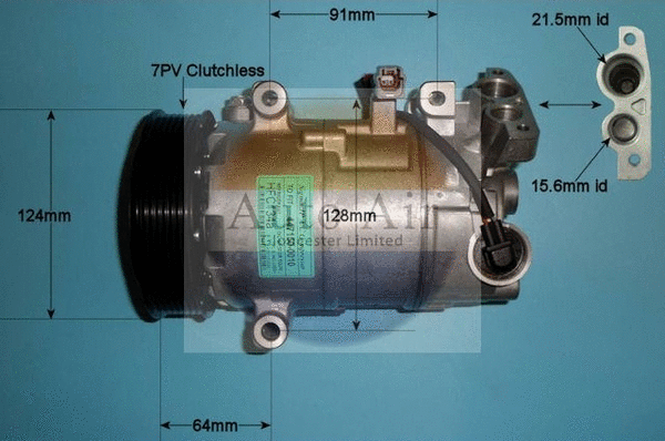 Compresseur, climatisation AUTO AIR GLOUCESTER 14-1273P