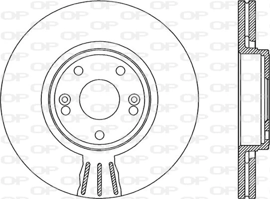Disque de frein OPEN PARTS BDR1959.20
