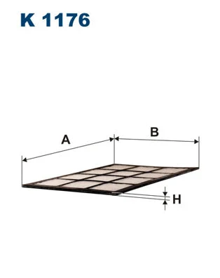 Filtre, air de l'habitacle FILTRON K 1176