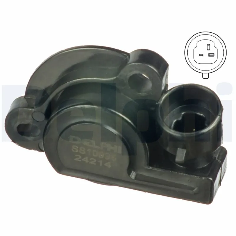 Capteur, position du papillon DELPHI SS10995-12B1