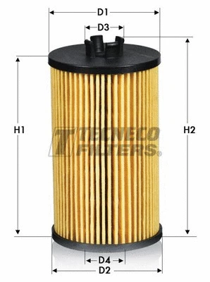 Filtre à huile TECNECO FILTERS OL010246E