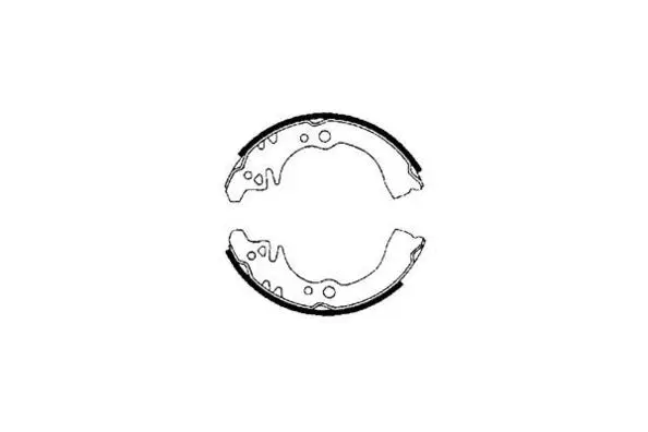 Jeu de mâchoires de frein E.T.F. 09-0458