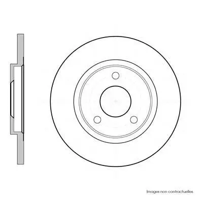 Disque de frein Technika 755160