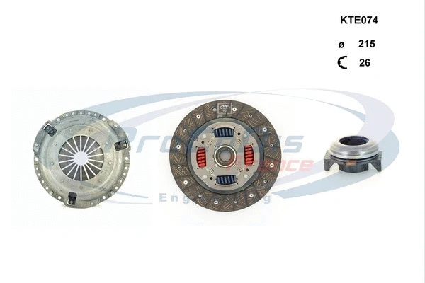 Kit d'embrayage PROCODIS FRANCE KTE074