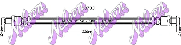 Flexible de frein KAWE H3783