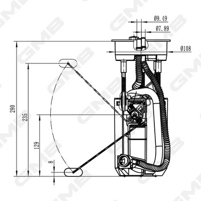 unité d'alimentation de carburant GMB GFPS-021A