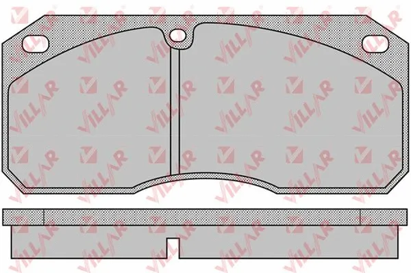 Kit de plaquettes de frein, frein à disque VILLAR 626.1149