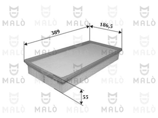 Filtre à air AKRON-MALÒ 1500124