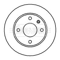 Disque de frein BORG & BECK BBD4885