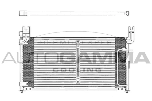 Condenseur, climatisation AUTOGAMMA 102791