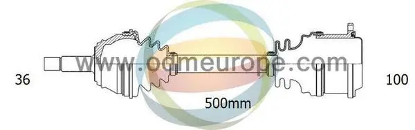 Arbre de transmission 4X4 ESTANFI EST-18-211120