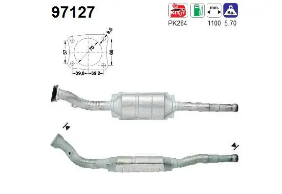 Catalyseur AS 97127