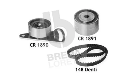 Kit de courroie crantée BREDA LORETT KCD0069