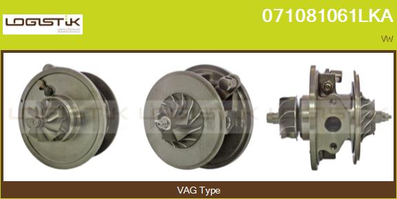 Groupe carter, turbocompresseur LGK 071081061LKA