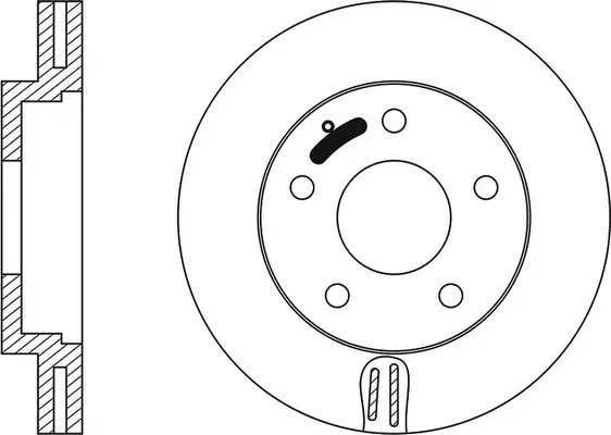 Disque de frein FIT FR0208V
