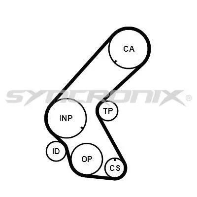 Courroie crantée SYNCRONIX SY1178N