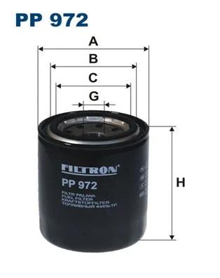 Filtre à carburant FILTRON PP 972