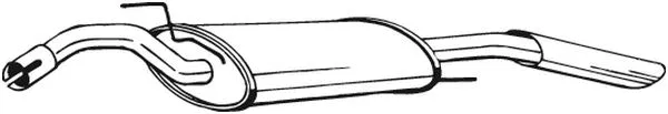 Silencieux arrière BOSAL 279-489