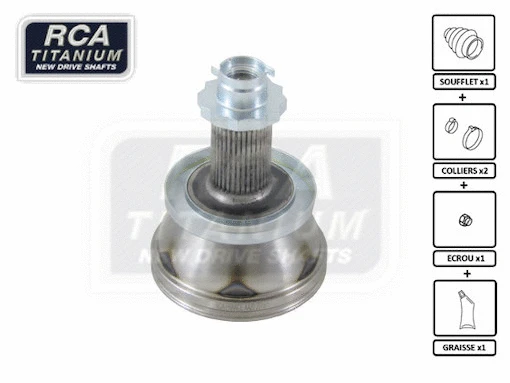 Jeu de joints, arbre de transmission RCA FRANCE AA20