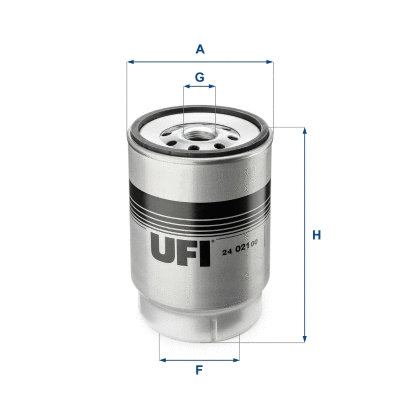 Filtre à carburant UFI 24.021.00