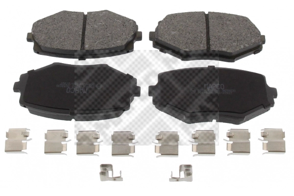 Kit de plaquettes de frein, frein à disque MAPCO 6588