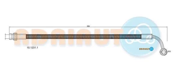 Flexible de frein ADRIAUTO 10.1231.1