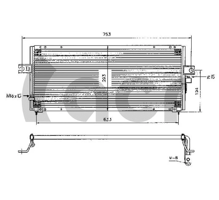 Condenseur, climatisation ACR 300363