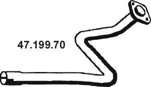 Tuyau d'échappement EBERSPÄCHER 47.199.70