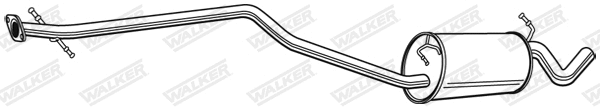 Silencieux central WALKER 22656