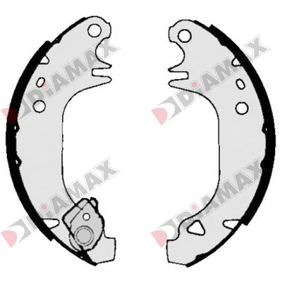 Jeu de mâchoires de frein DIAMAX N01049