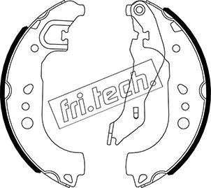 Jeu de mâchoires de frein fri.tech. 1106.220