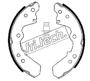 Jeu de mâchoires de frein fri.tech. 1047.358