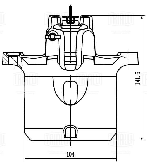 Étrier de frein TRIALLI CF 012108