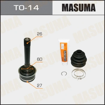 Jeu de joints, arbre de transmission MASUMA TO-14