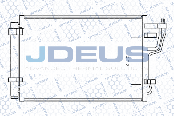 Condenseur, climatisation JDEUS M-7540280