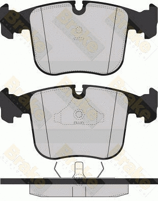 Kit de plaquettes de frein, frein à disque Brake ENGINEERING PA970
