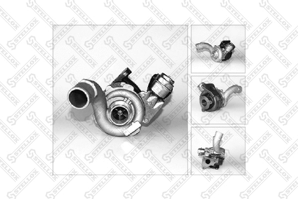 Turbocompresseur, suralimentation STELLOX 10-80322-SX
