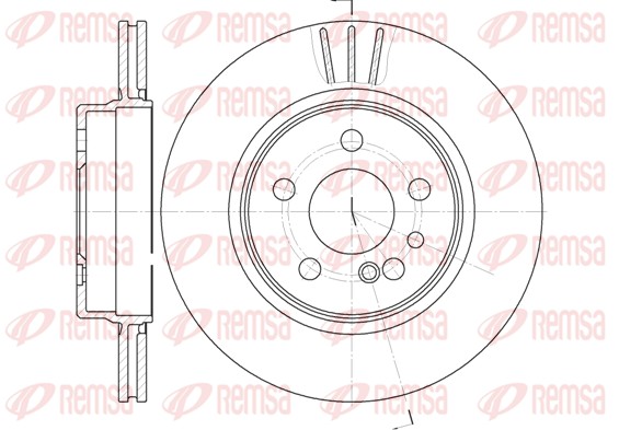Disque de frein REMSA 6343.10