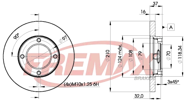Disque de frein FREMAX BD-8702