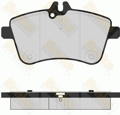 Kit de plaquettes de frein, frein à disque Brake ENGINEERING PA1631