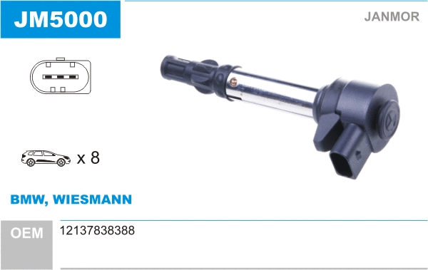 Bobine d'allumage JANMOR JM5000