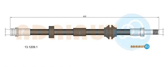 Flexible de frein ADRIAUTO 13.1209.1
