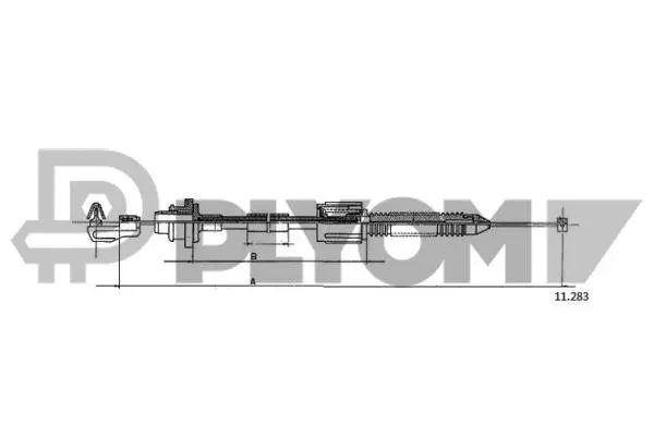 Câble d'accélération PLYOM P762512