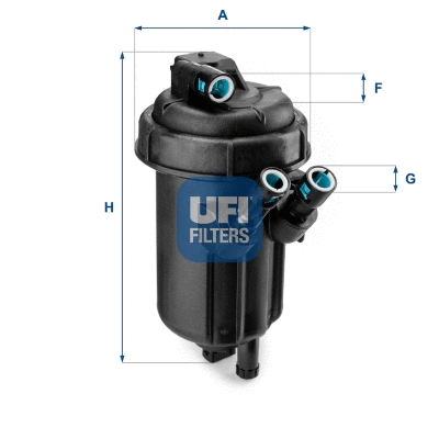 Filtre à carburant UFI 55.116.01