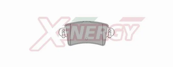 Kit de plaquettes de frein, frein à disque AP XENERGY X40840