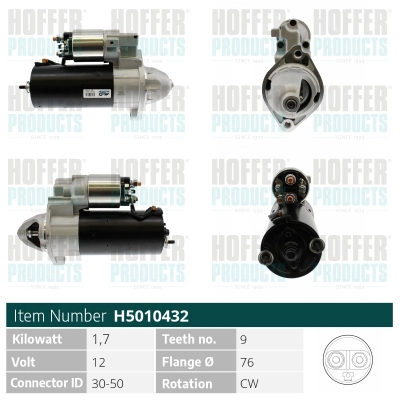 Démarreur HOFFER H5010432