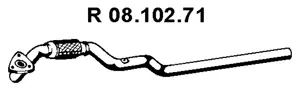 Tuyau d'échappement EBERSPÄCHER 08.102.71