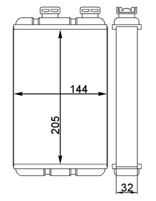 Système de chauffage MAHLE AH 86 000S