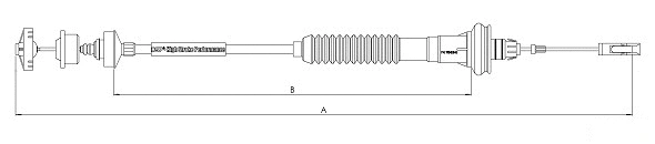 Tirette à câble, commande d'embrayage SONOVA CF00972