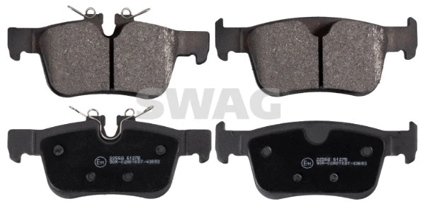 Kit de plaquettes de frein, frein à disque SWAG 33 10 7600